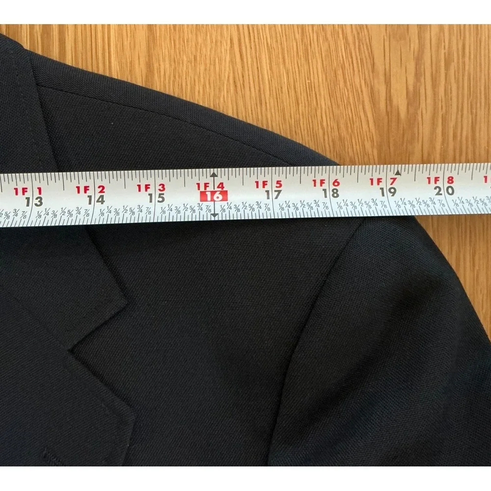 Vintage Navy Blue Sport Coat 42R • Gold Buttons •‎ Academia Ivy Prep Made in USA